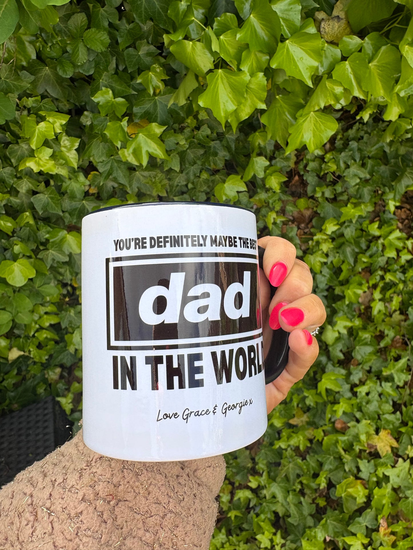Oasis inspired dad mug