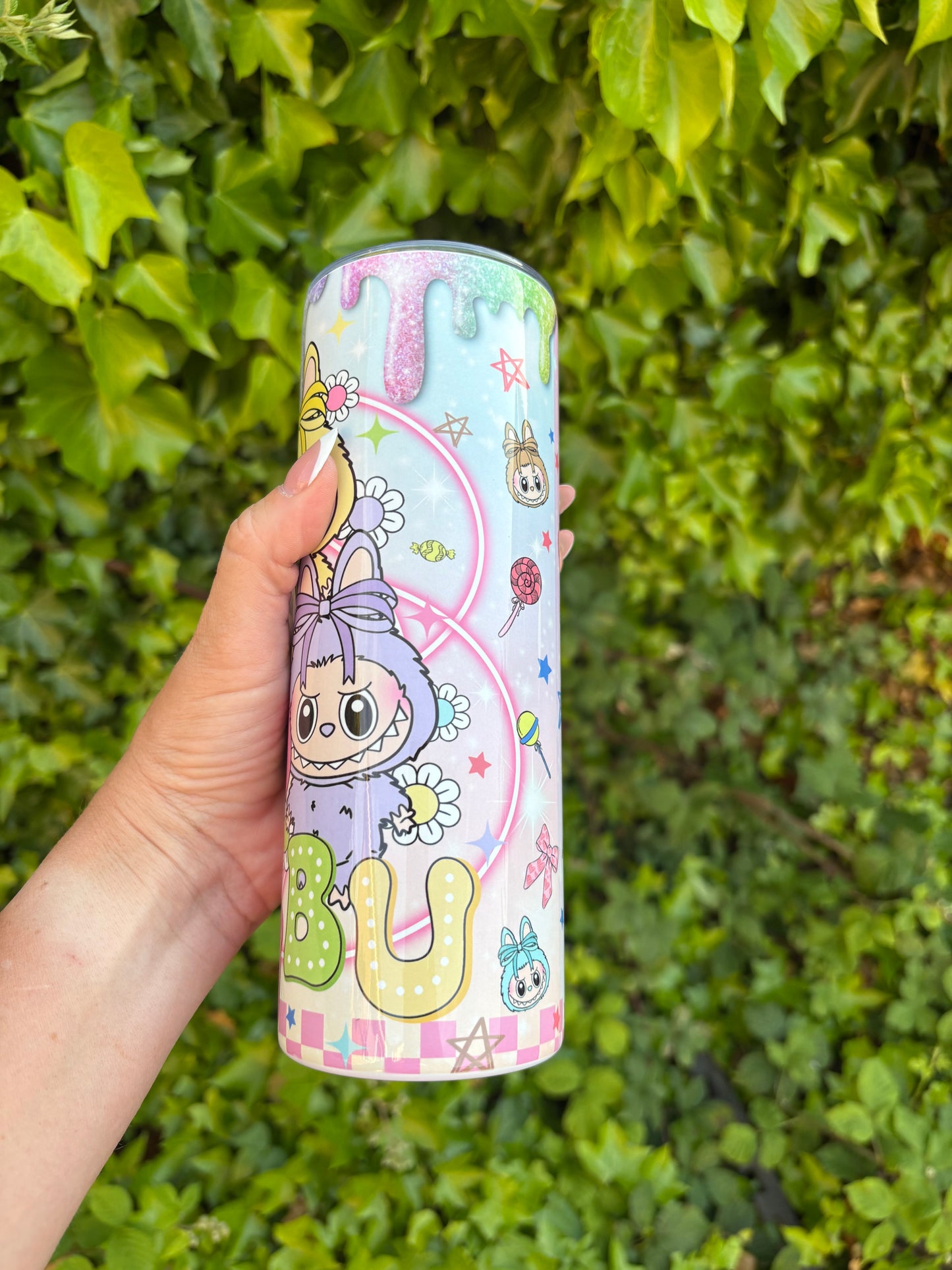 Labubu 1 cute monster 20oz stainless steel tumbler