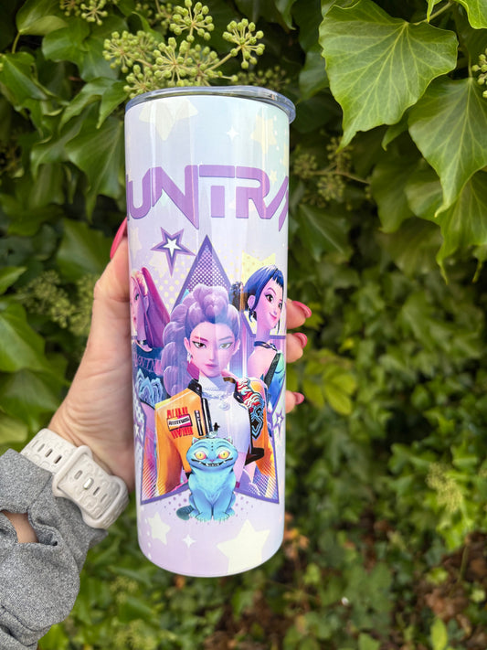 K-pop demon hunters Huntrix tumbler 2