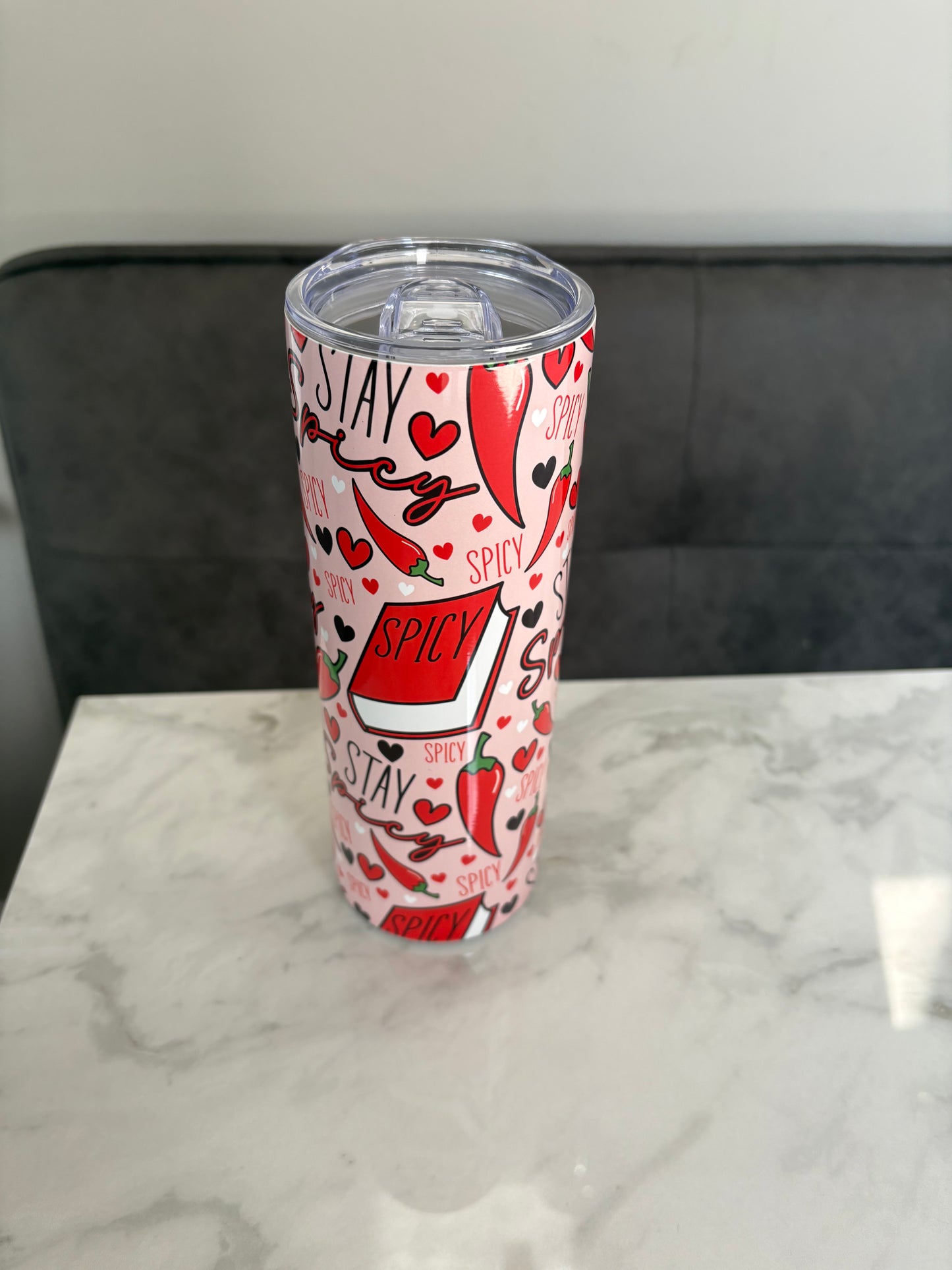 Spicy Book Club 20oz stainless steel tumbler