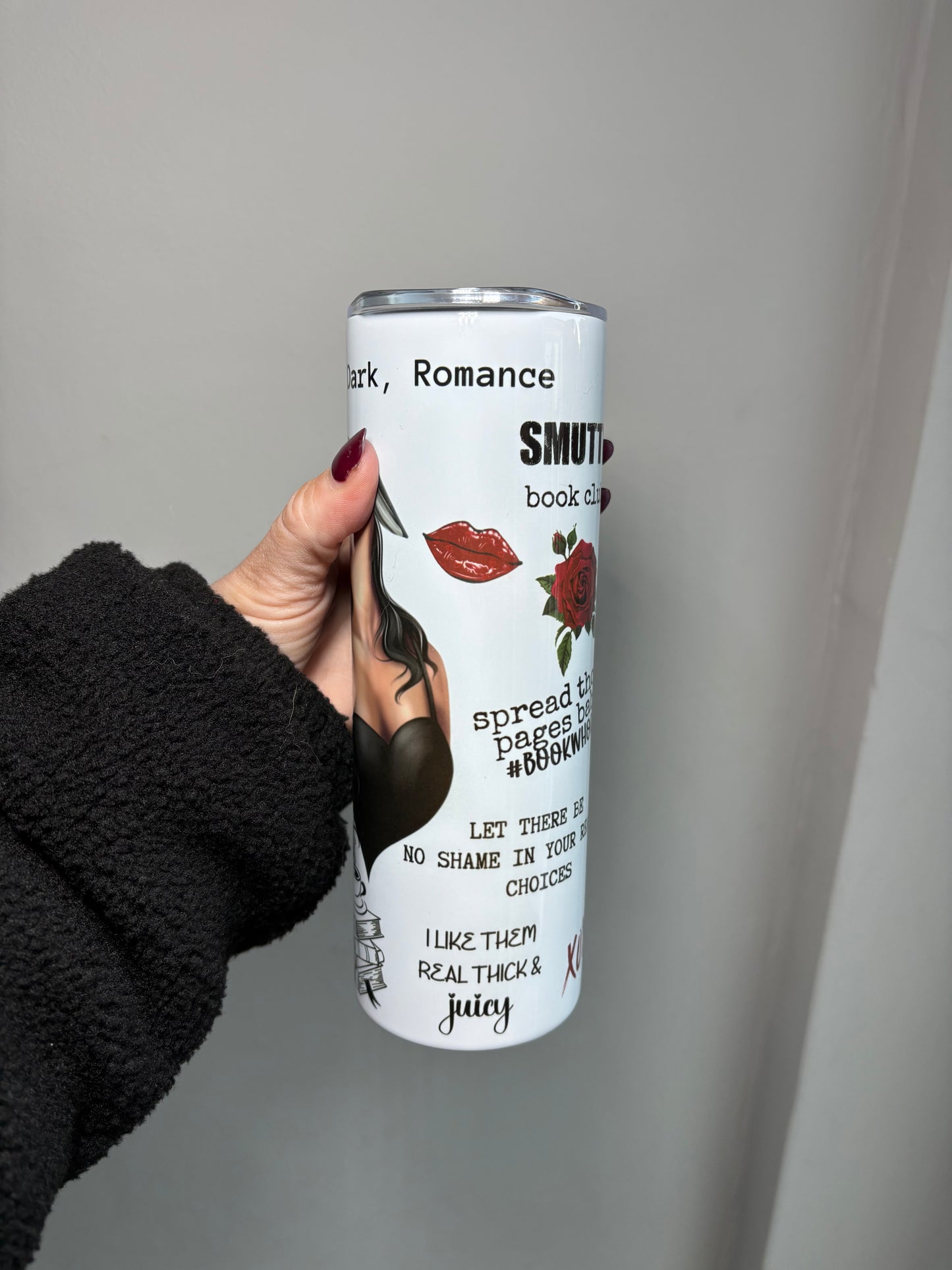 Smutty Book Club 20oz stainless steel tumbler
