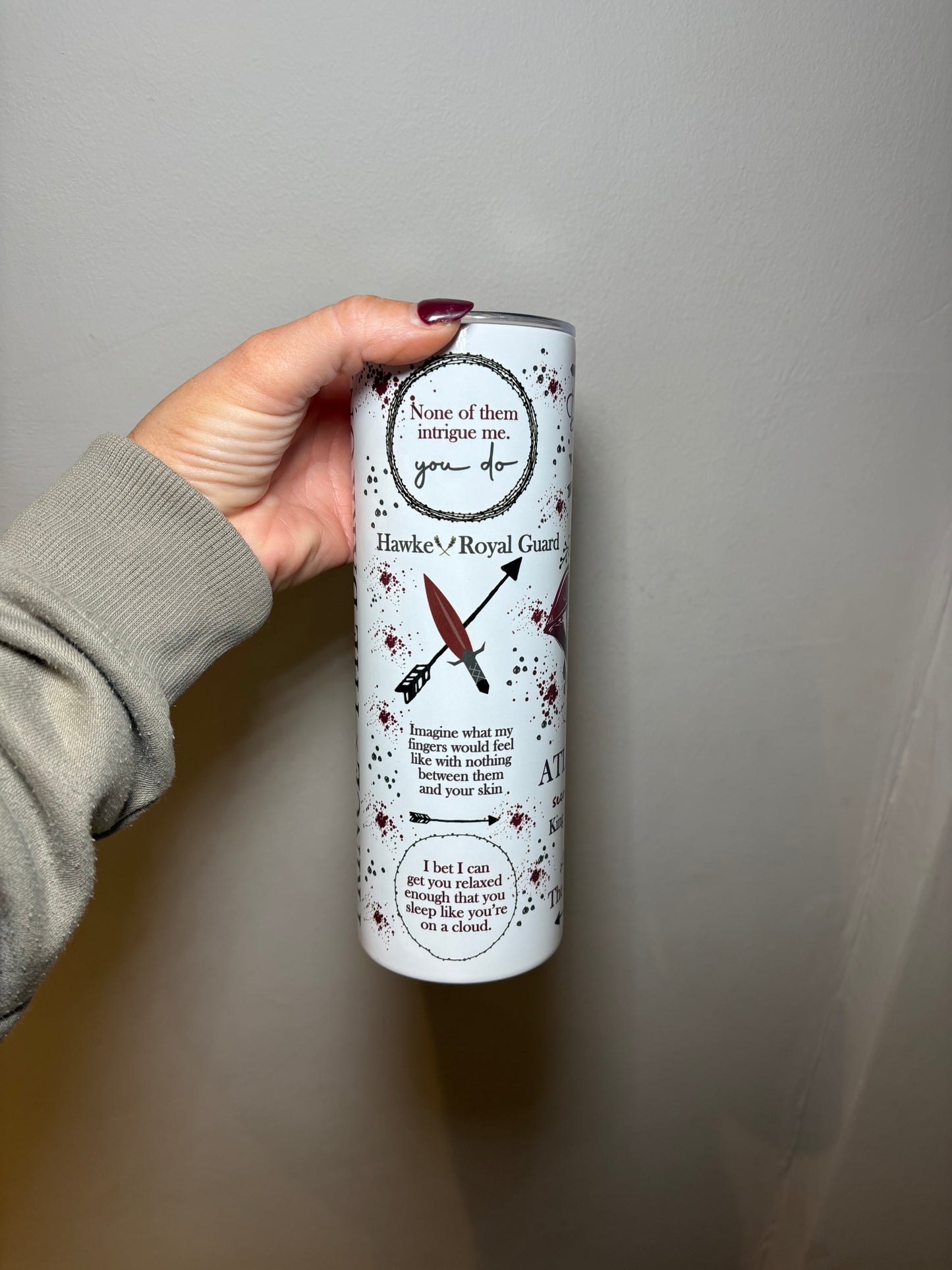 Blood and Ash Casteel 20oz stainless steel tumbler