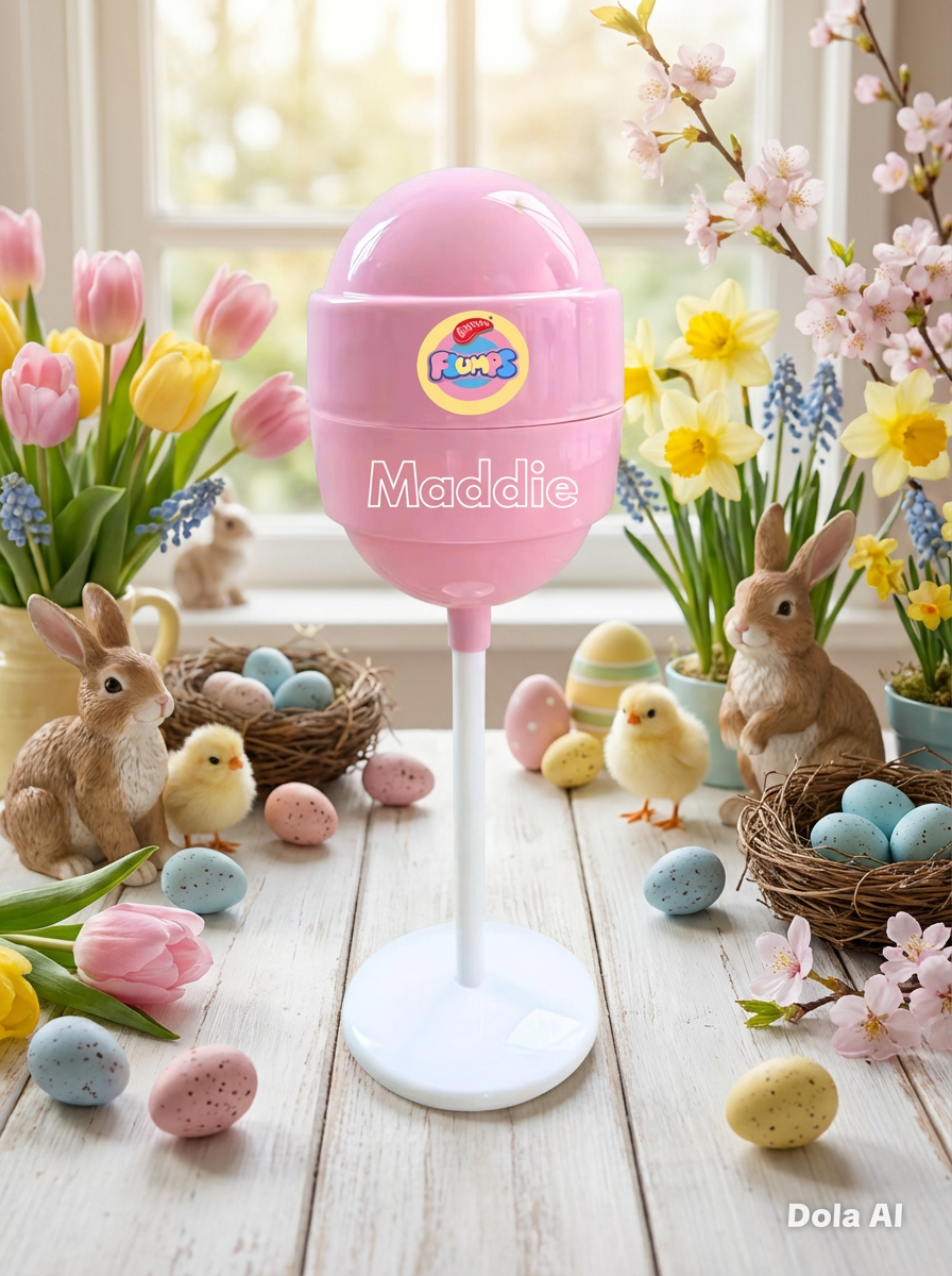 Standing lollipops plastic fillable