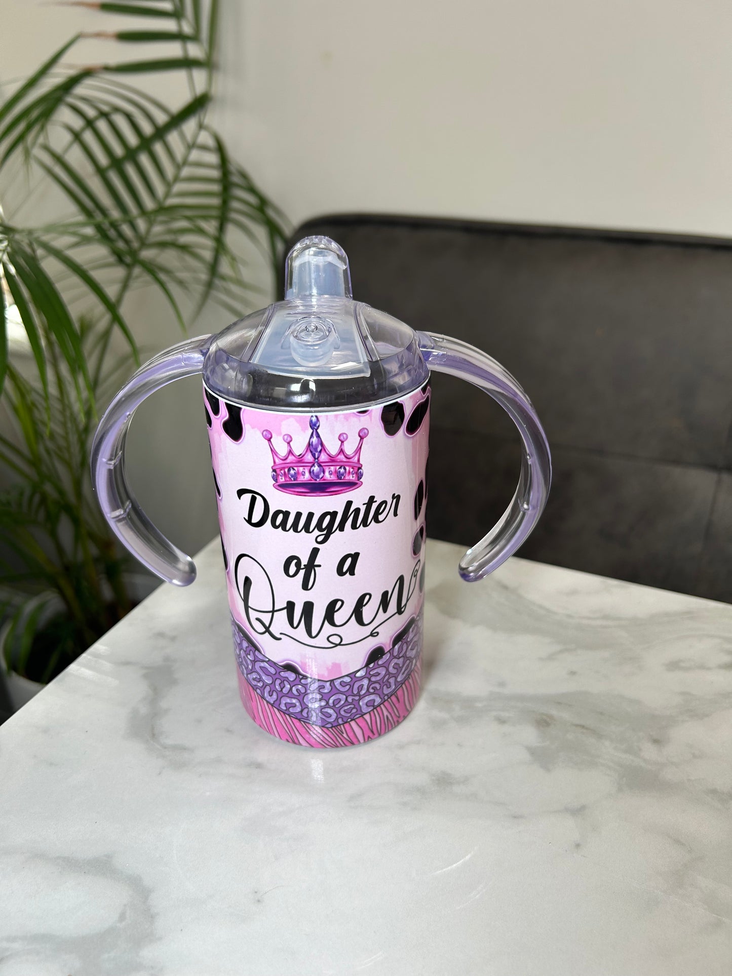 Mama and mini queen and princess tumbler duo