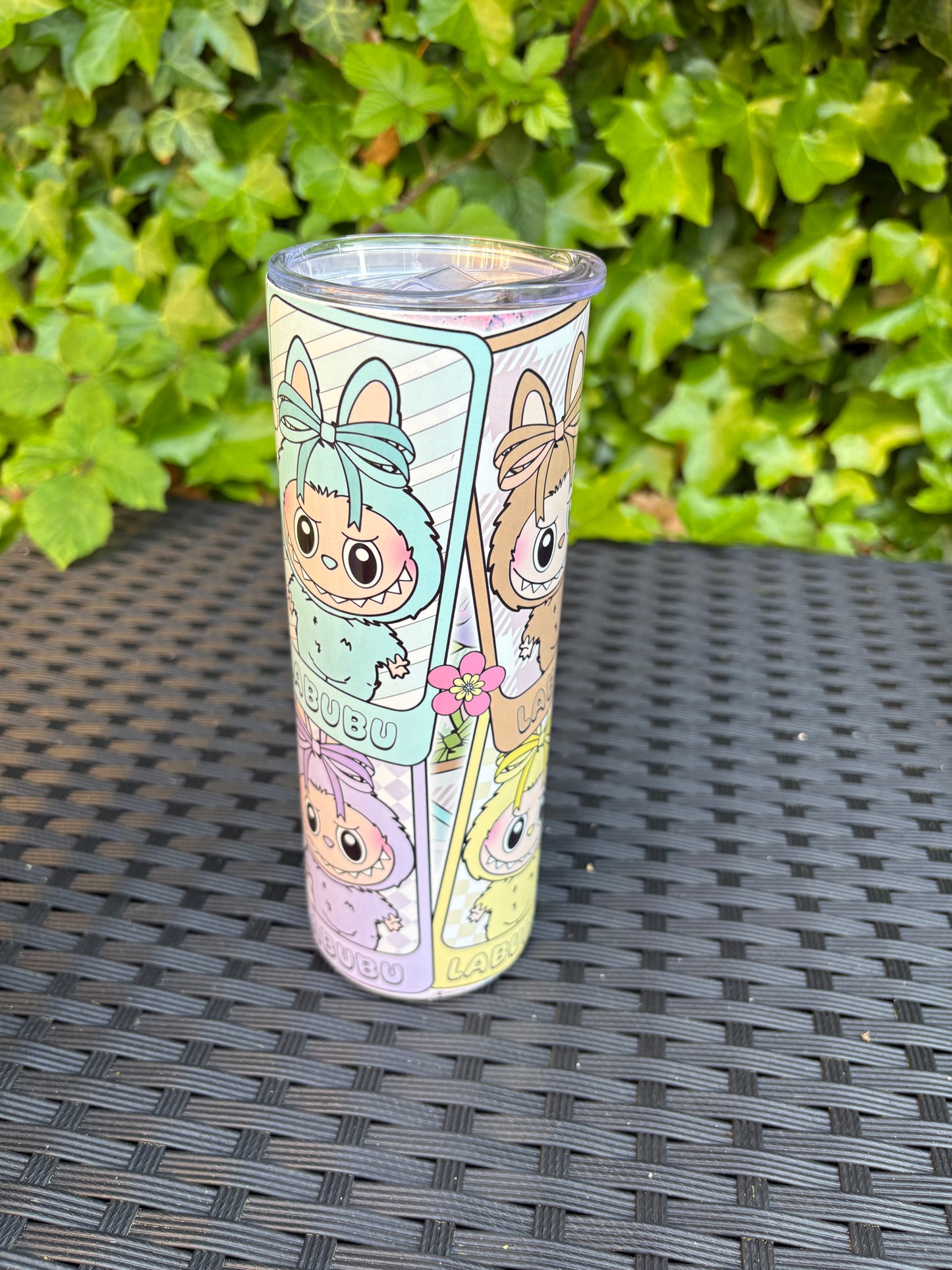 Labubu 3 cute monster 20oz stainless steel tumbler