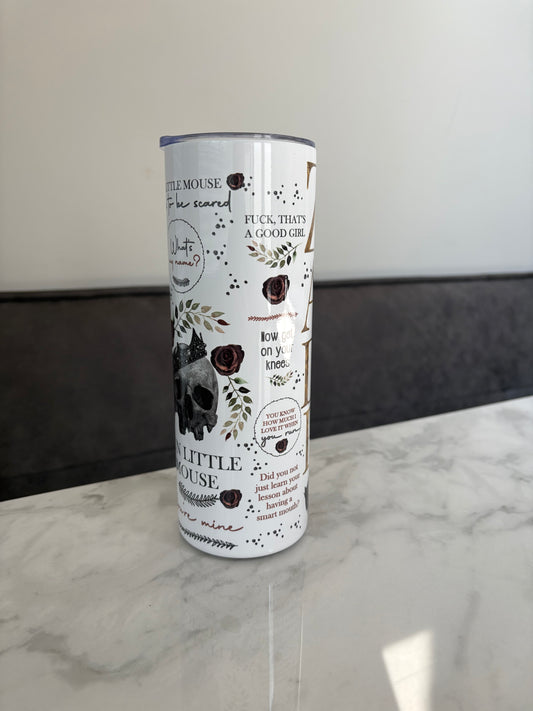 Haunting Adeline Zade Meadows 20oz stainless steel tumbler