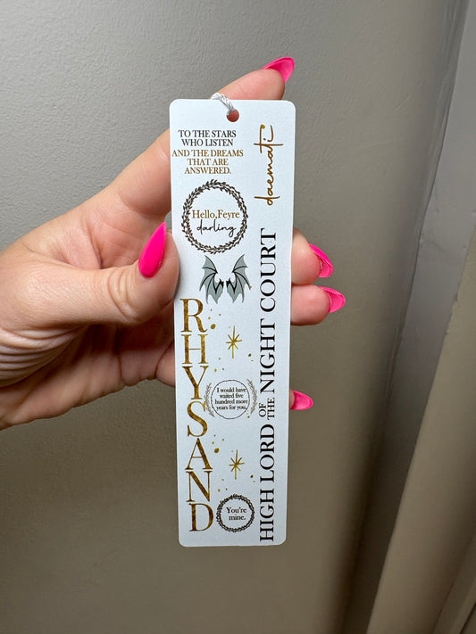 Acotar Rhysand Velaris bookmark