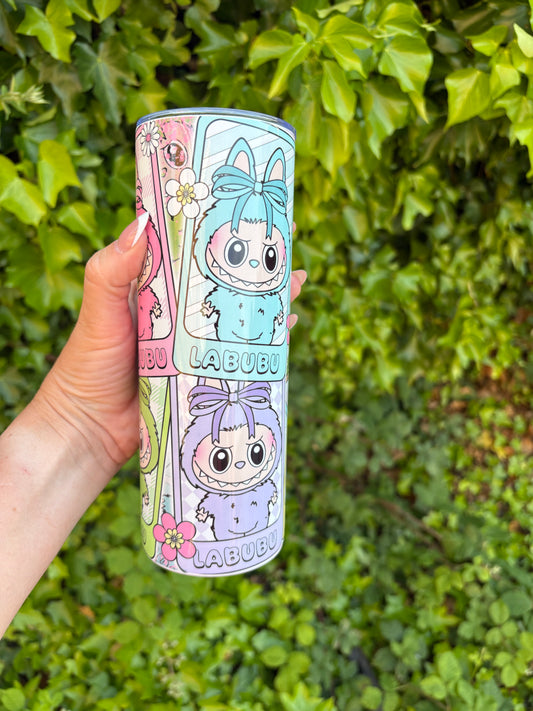 Labubu 3 cute monster 20oz stainless steel tumbler