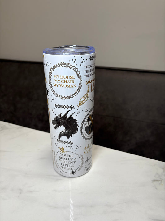 Fourth Wing Xaden Riorson 20oz stainless steel tumbler