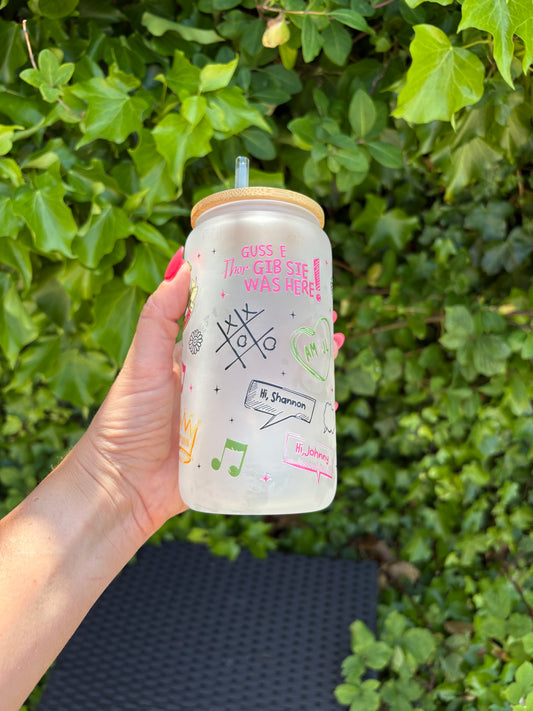 Boys of Tommen 16oz glass tumbler