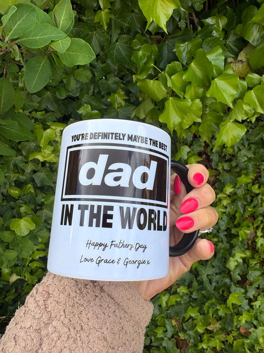 Oasis inspired dad mug