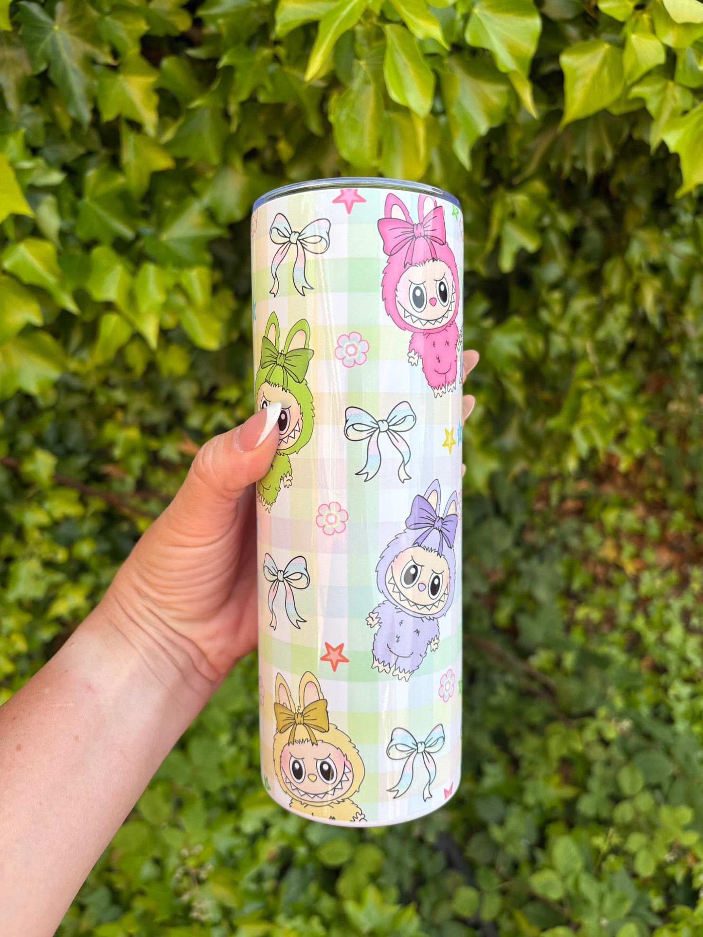 Labubu 2 cute monster 20oz stainless steel tumbler