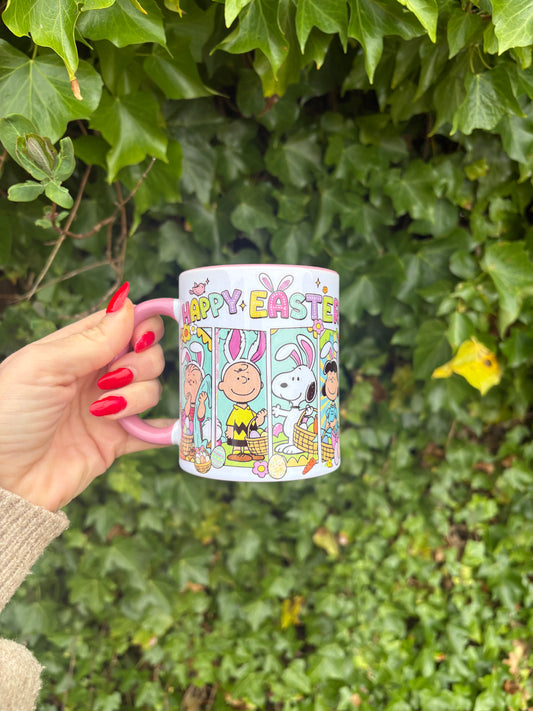 Easter peanuts snoopy mug