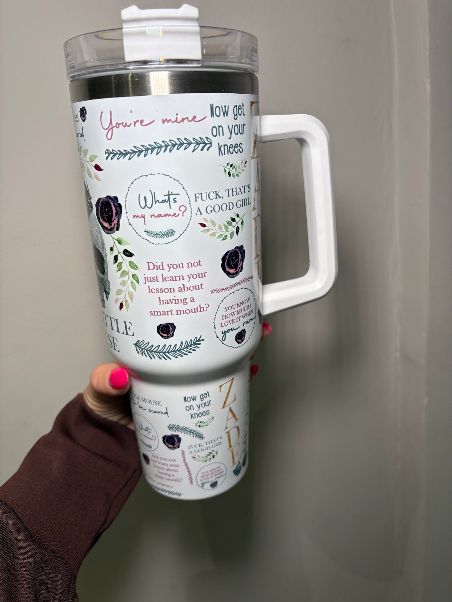 Haunting Adeline Zade Meadows 40oz stainless steel tumbler