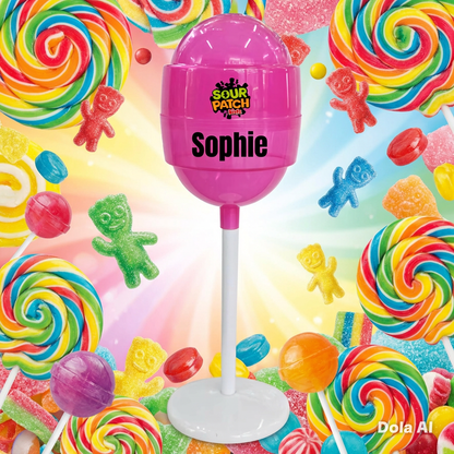 Standing lollipops plastic fillable