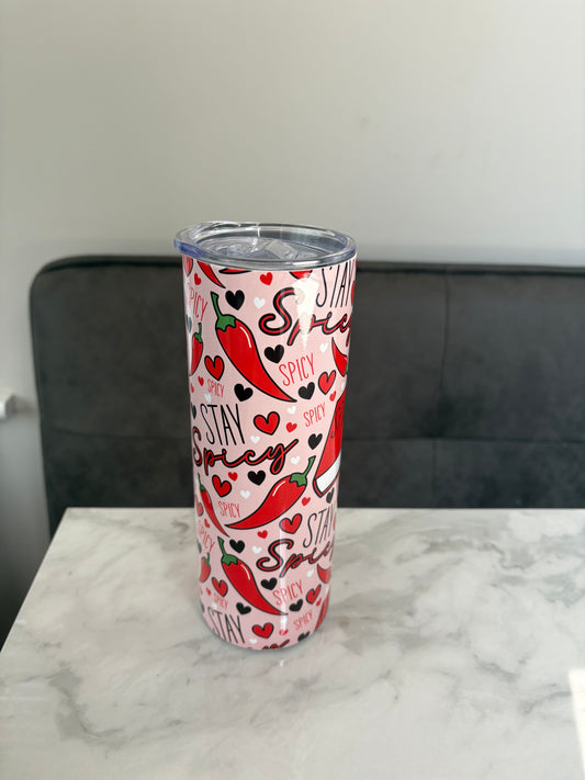 Spicy Book Club 20oz stainless steel tumbler