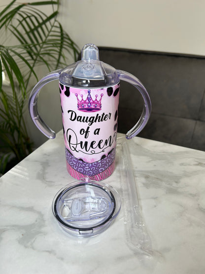 Mama and mini queen and princess tumbler duo