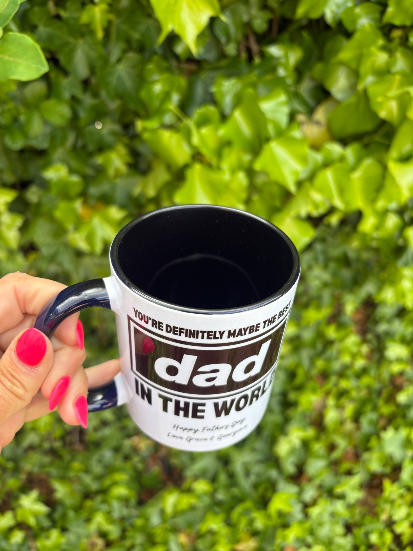 Oasis inspired dad mug
