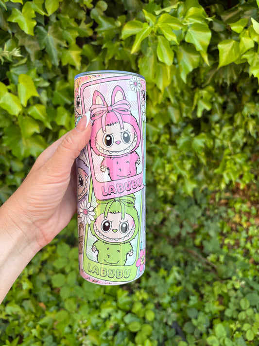 Labubu 3 cute monster 20oz stainless steel tumbler