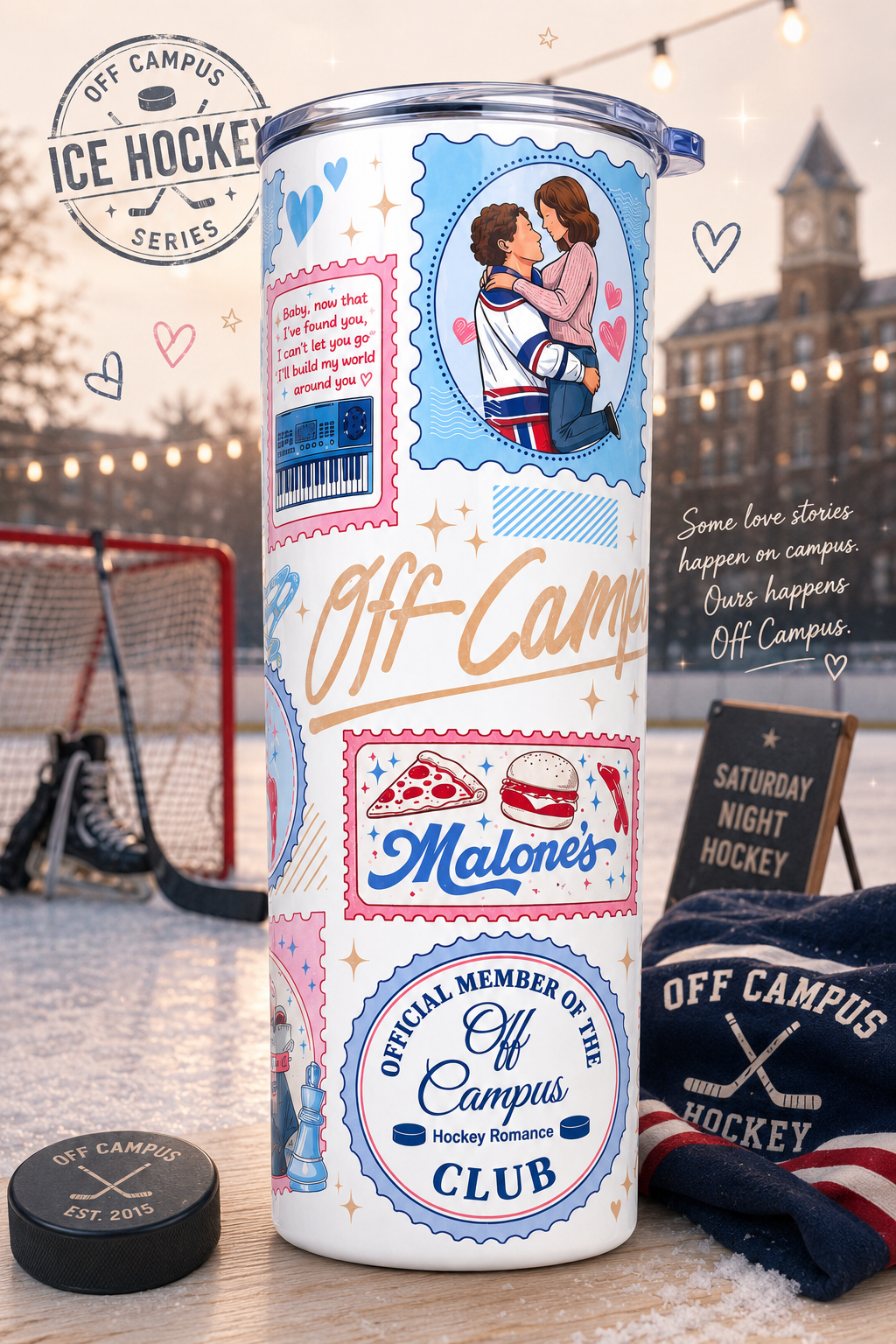 Off campus Garrett Graham 20oz tumbler