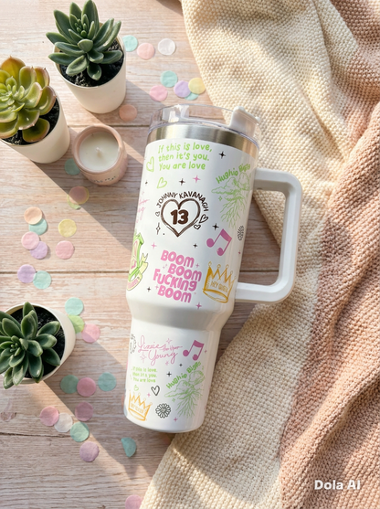 Binding 13 Keeping 13 40oz stainless steel tumbler