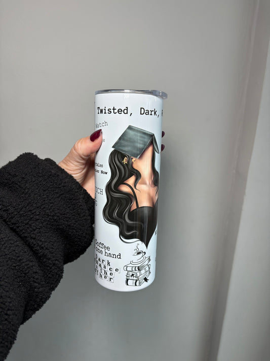 Smutty Book Club 20oz stainless steel tumbler