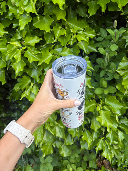 Briar university off campus 20oz tumbler
