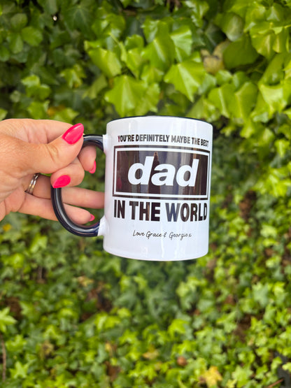 Oasis inspired dad mug