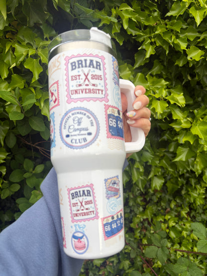 Off campus Garrett Graham 40o tumbler with handle
