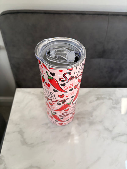 Spicy Book Club 20oz stainless steel tumbler