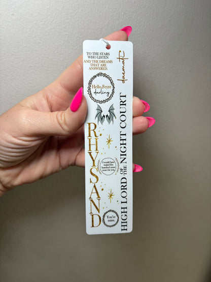 Acotar Rhysand Velaris bookmark