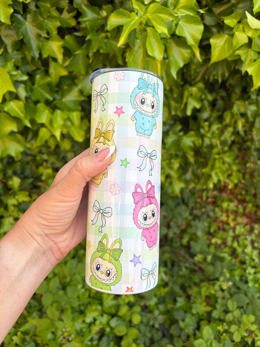 Labubu 2 cute monster 20oz stainless steel tumbler