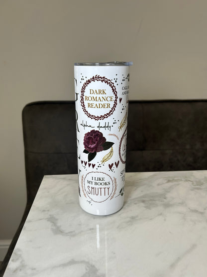 Morally Grey 20oz stainless steel tumbler