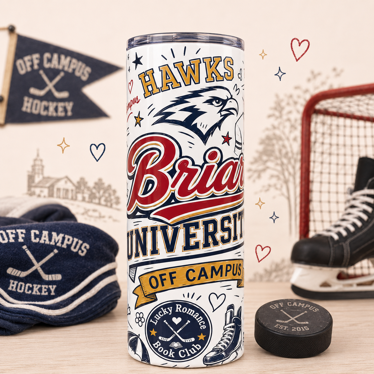 Briar university off campus 20oz tumbler