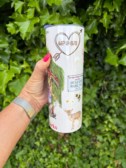 Magnolia Parks 20oz stainless steel tumbler