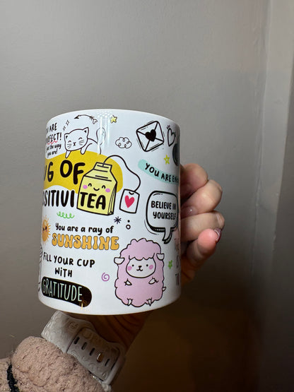 Positivitea self love 11oz mug