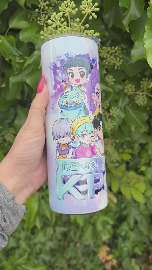 K-pop demon hunters Huntrix tumbler 1