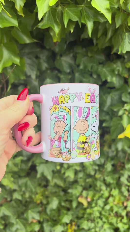 Easter peanuts snoopy mug